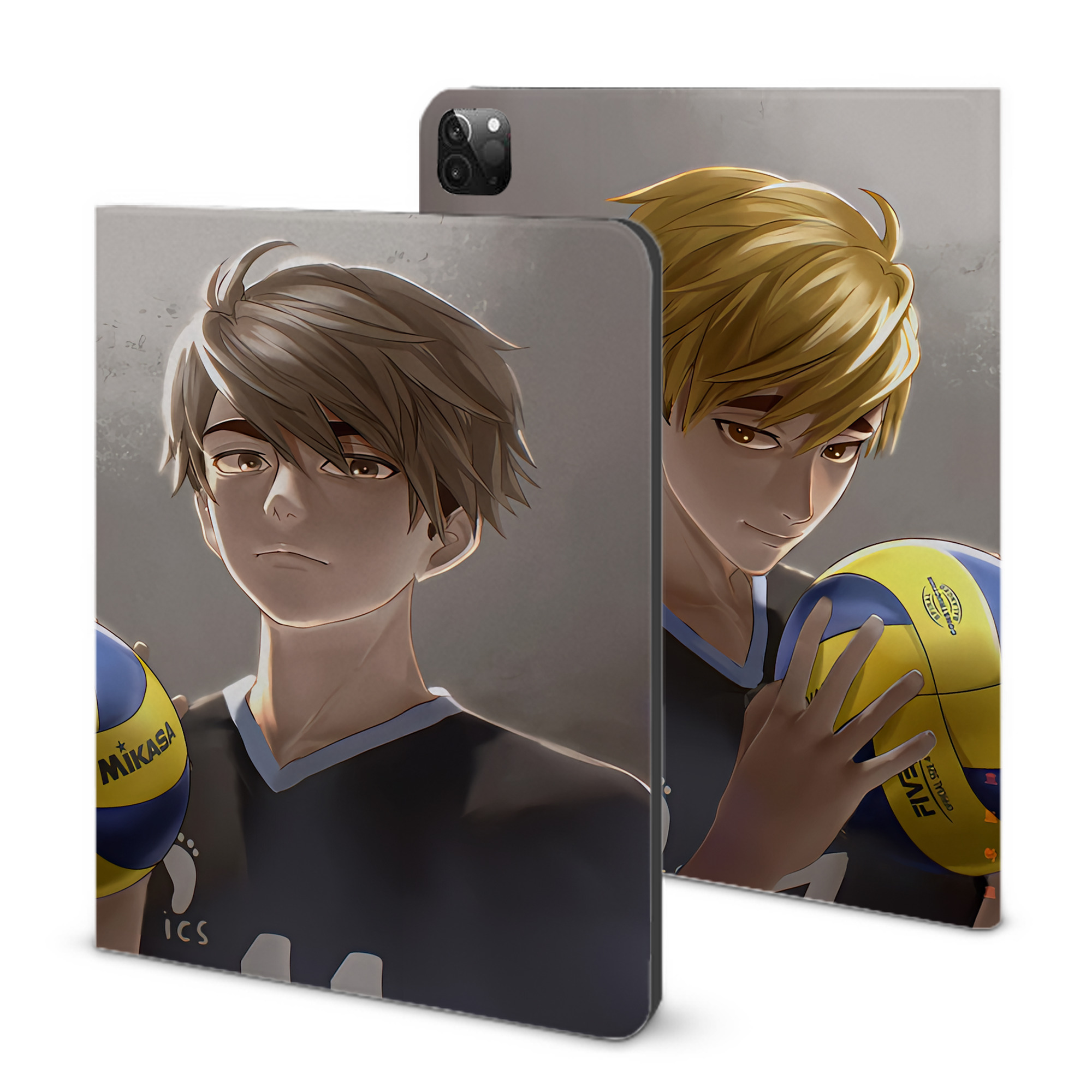 （画像用） ハイキュー!! Haikyu!! IPadケース ペンホルダー付き ブックスタイルデザイン